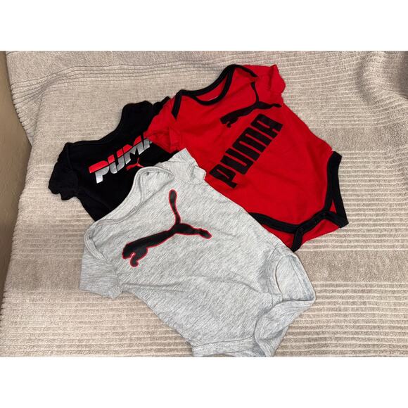 Set of Puma one piece Infant outfits 0-3 months NWOT - Picture 1 of 3